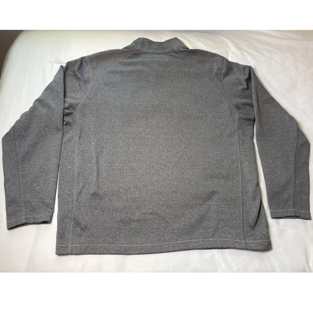 Nike Therma-FIT Quarter Zip Pullover Mens 2XL Gray Excellent Heathered Fleece - Picture 2 of 13